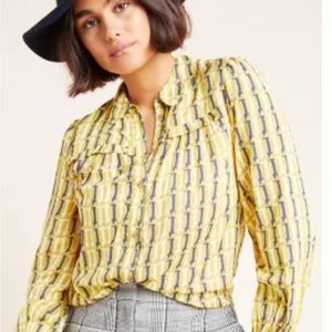 NWT! Maeve Fredricka Blouse Anthropologie Size 2
